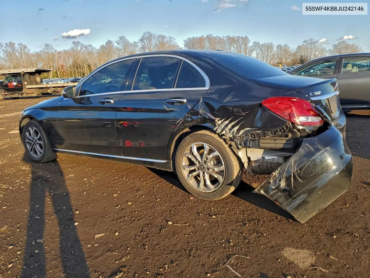 55SWF4KB8JU242146 2018 Mercedes-Benz C 300 4Matic