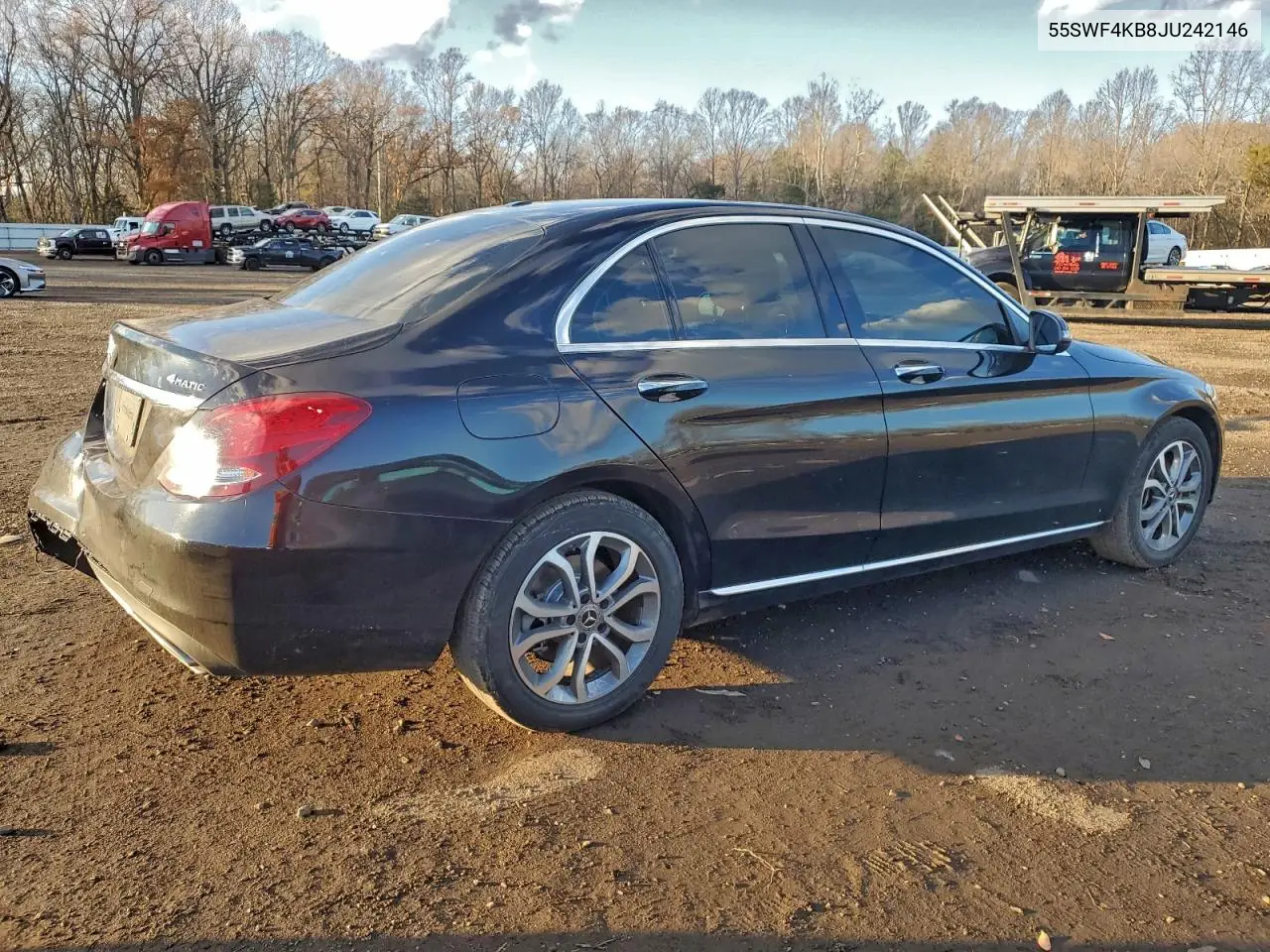 55SWF4KB8JU242146 2018 Mercedes-Benz C 300 4Matic