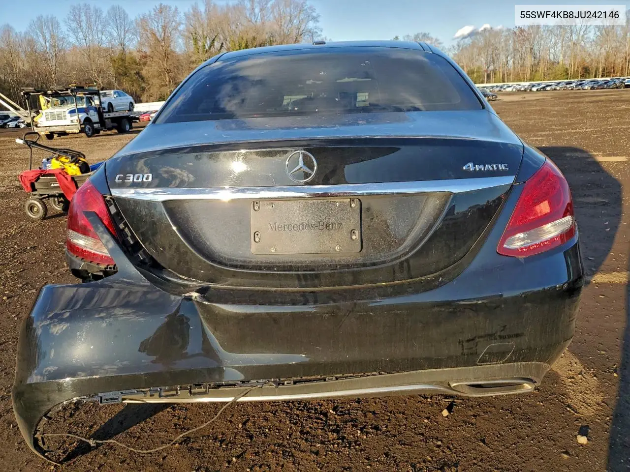 55SWF4KB8JU242146 2018 Mercedes-Benz C 300 4Matic