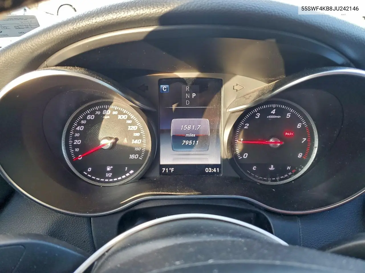 55SWF4KB8JU242146 2018 Mercedes-Benz C 300 4Matic