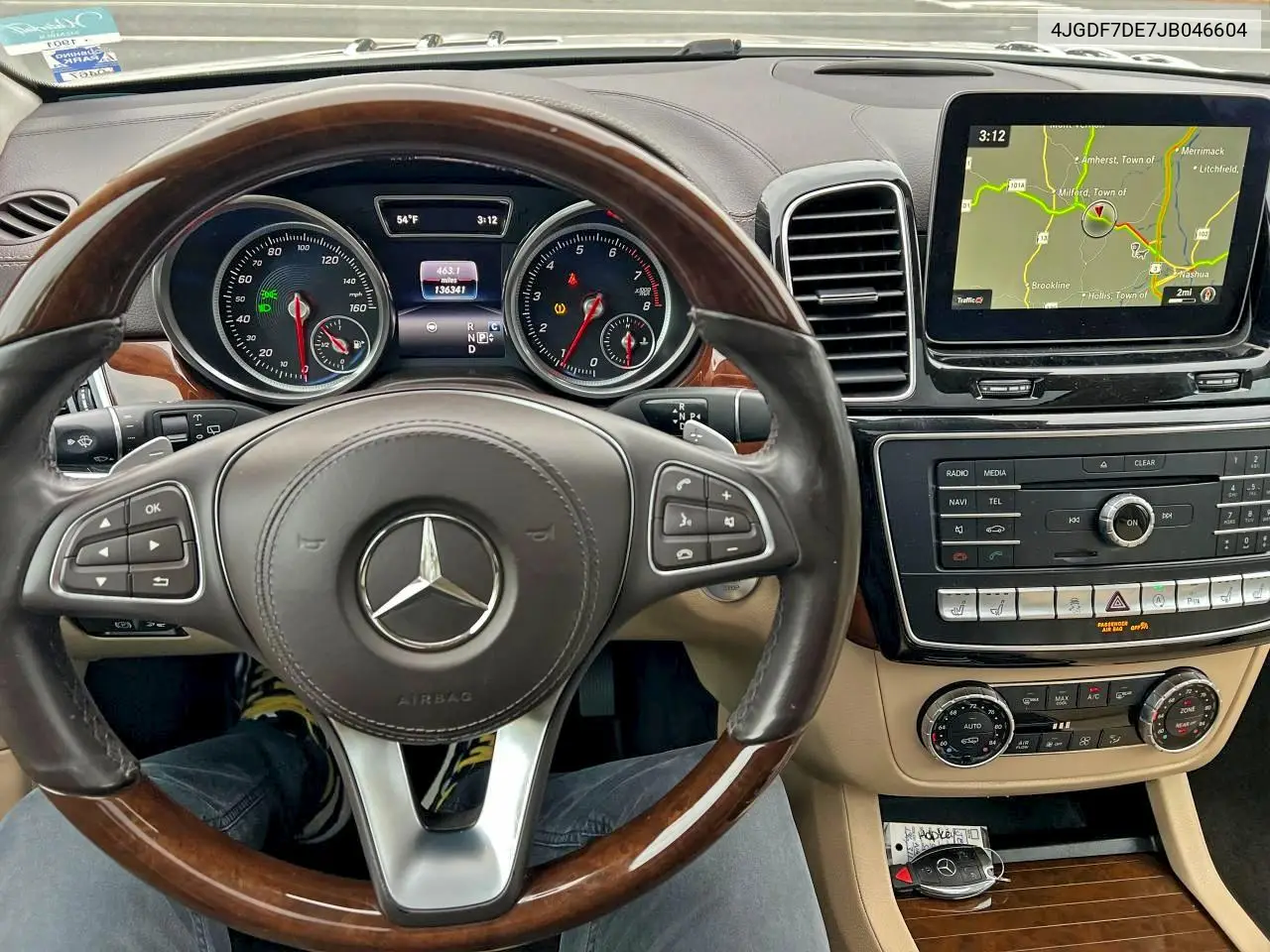 4JGDF7DE7JB046604 2018 Mercedes-Benz Gls 550 4Matic