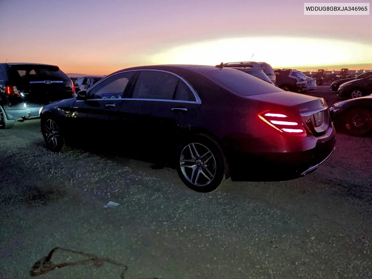 WDDUG8GBXJA346965 2018 Mercedes-Benz S 560 4Matic