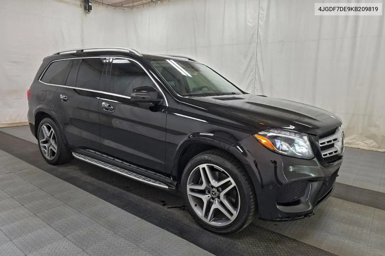 4JGDF7DE9KB209819 2019 Mercedes-Benz Gls 550 4Matic