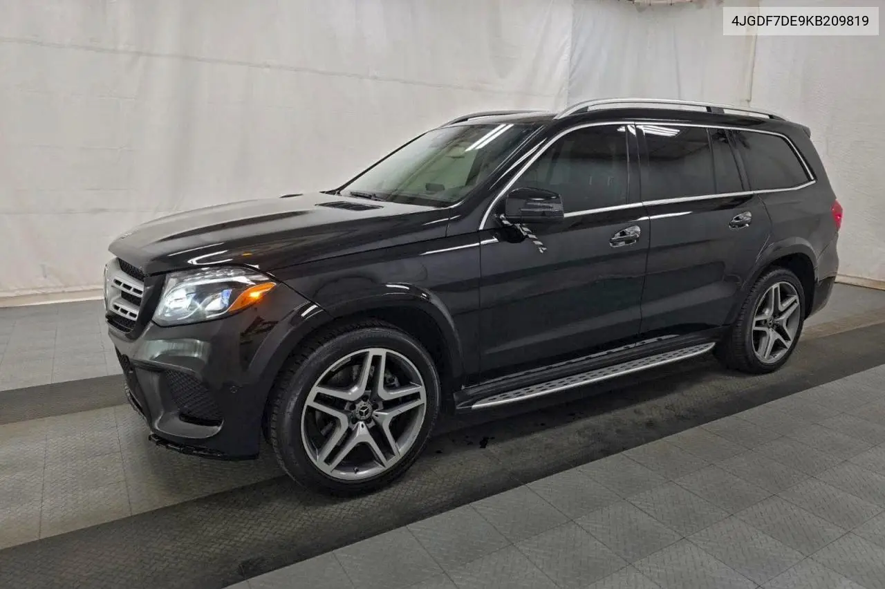 4JGDF7DE9KB209819 2019 Mercedes-Benz Gls 550 4Matic