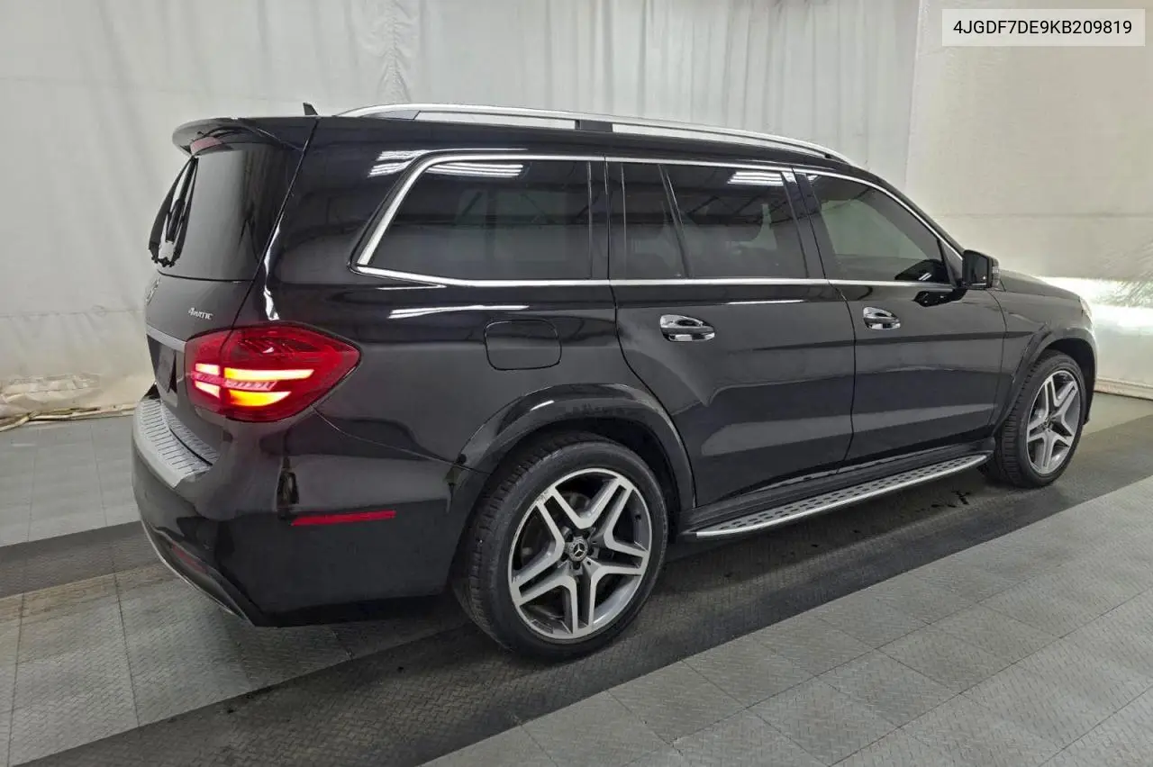 4JGDF7DE9KB209819 2019 Mercedes-Benz Gls 550 4Matic