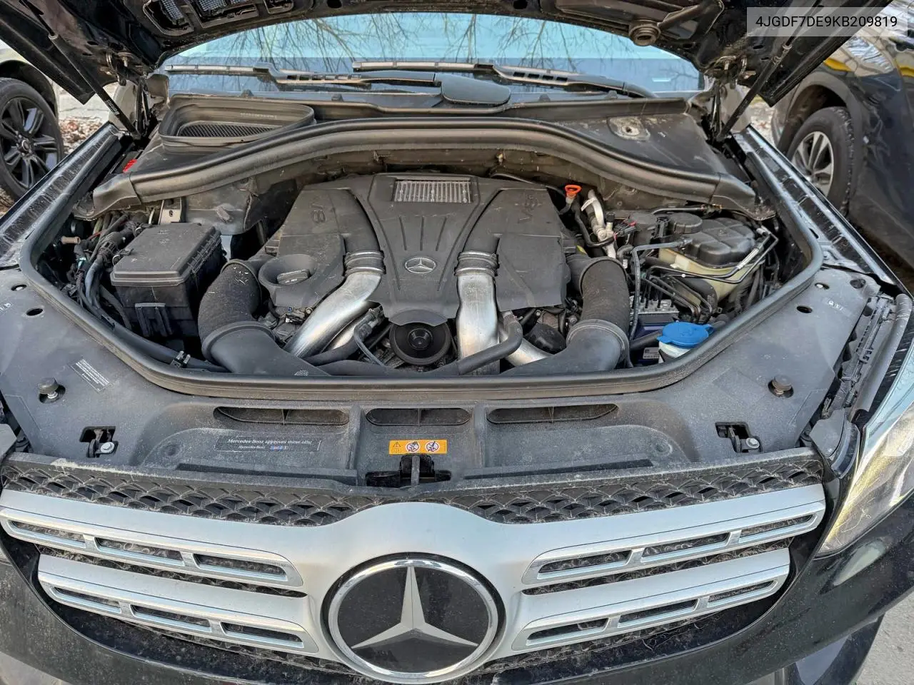 4JGDF7DE9KB209819 2019 Mercedes-Benz Gls 550 4Matic