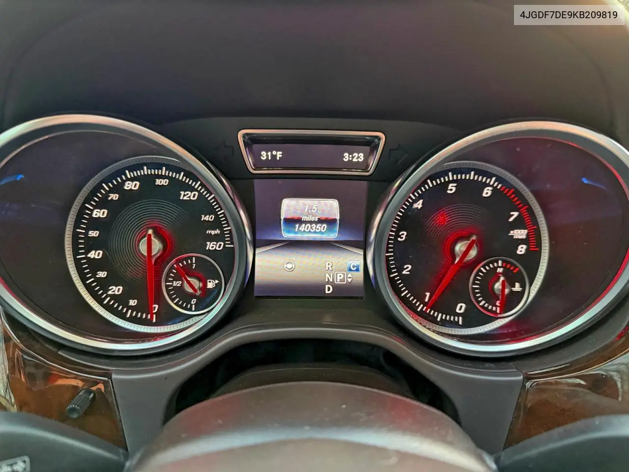 4JGDF7DE9KB209819 2019 Mercedes-Benz Gls 550 4Matic