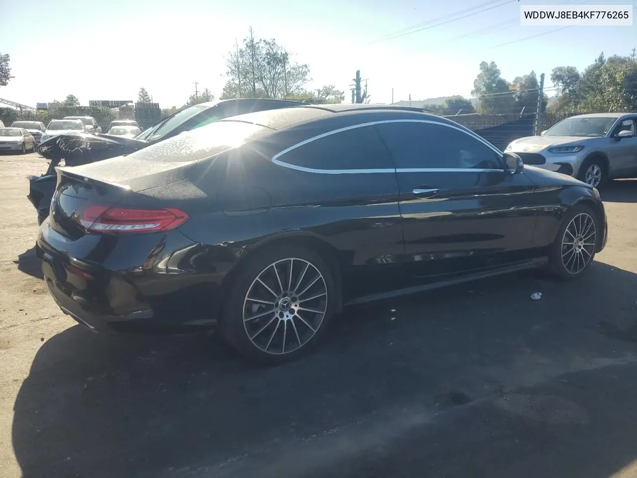 WDDWJ8EB4KF776265 2019 Mercedes-Benz C 300 4Matic