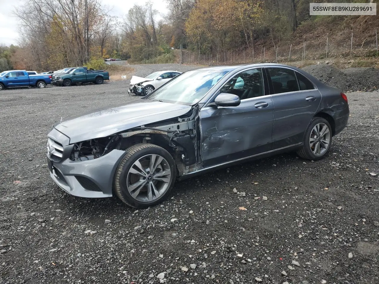 55SWF8EB9KU289691 2019 Mercedes-Benz C 300 4Matic