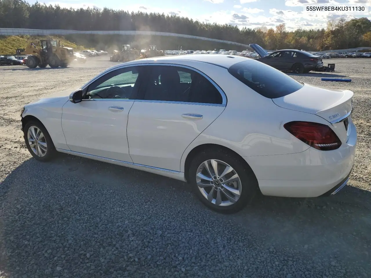 55SWF8EB4KU311130 2019 Mercedes-Benz C 300 4Matic
