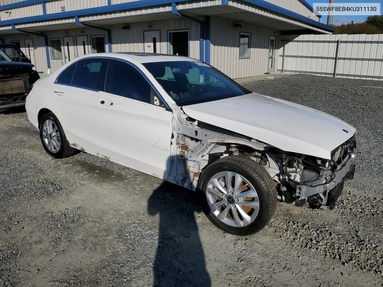 55SWF8EB4KU311130 2019 Mercedes-Benz C 300 4Matic