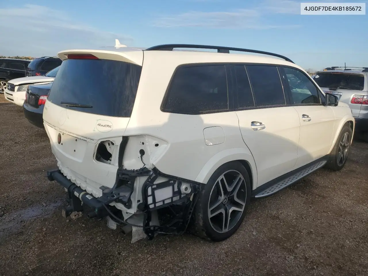 4JGDF7DE4KB185672 2019 Mercedes-Benz Gls 550 4Matic