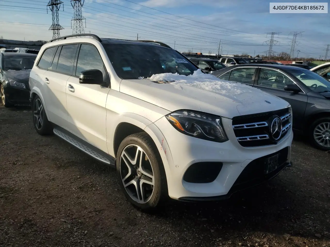 4JGDF7DE4KB185672 2019 Mercedes-Benz Gls 550 4Matic