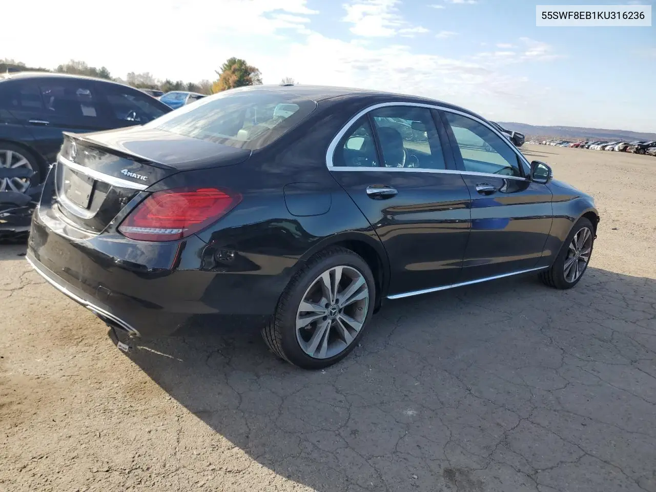 55SWF8EB1KU316236 2019 Mercedes-Benz C 300 4Matic