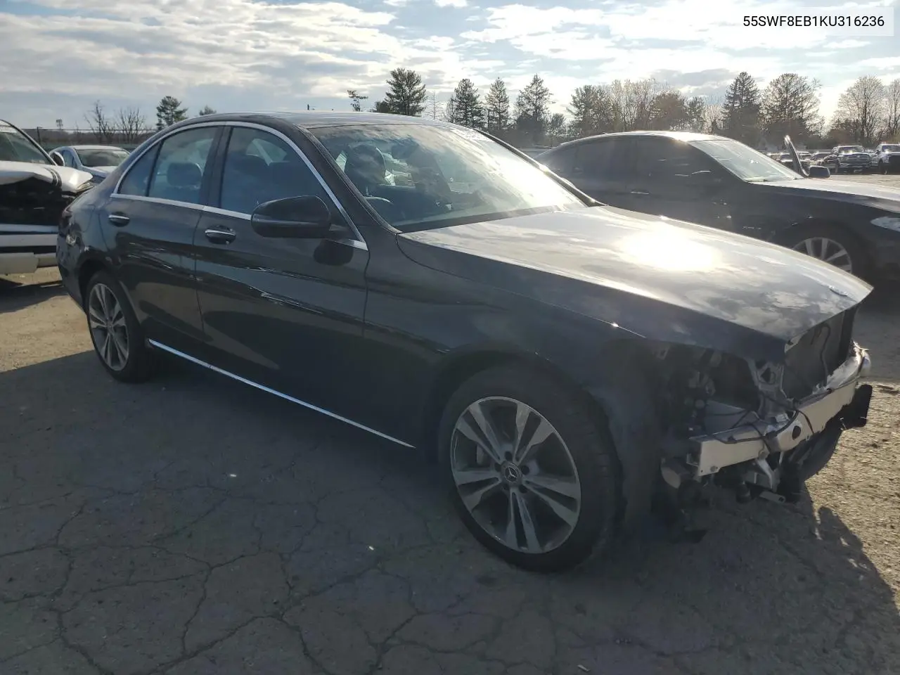55SWF8EB1KU316236 2019 Mercedes-Benz C 300 4Matic