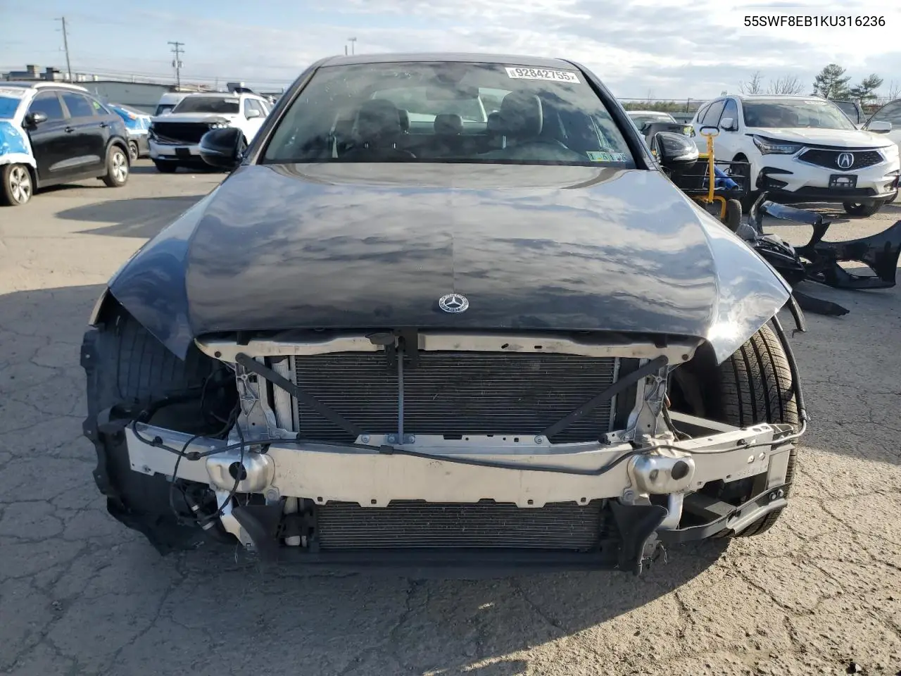 55SWF8EB1KU316236 2019 Mercedes-Benz C 300 4Matic