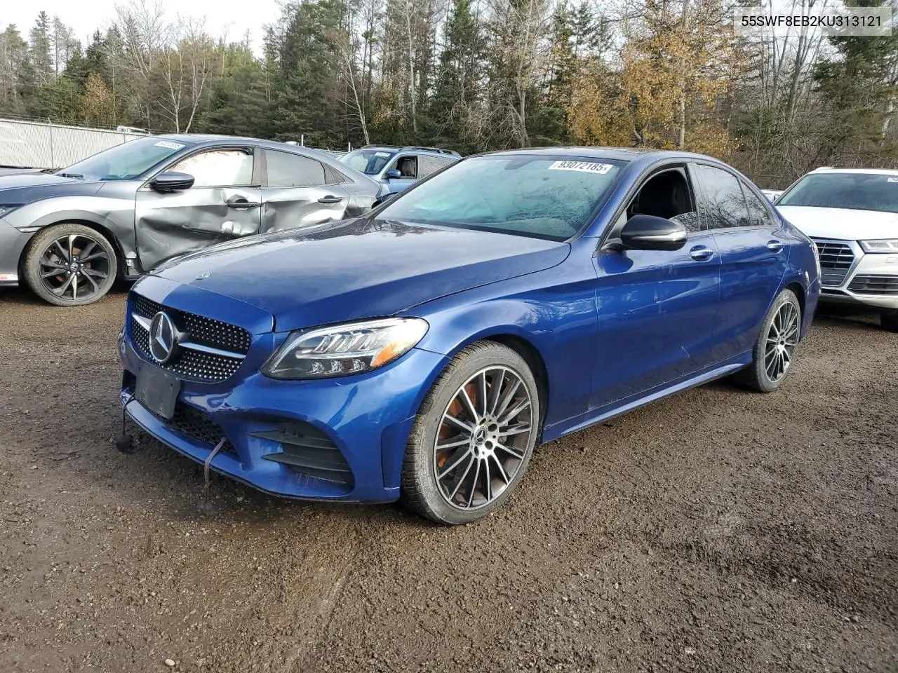 55SWF8EB2KU313121 2019 Mercedes-Benz C 300 4Matic