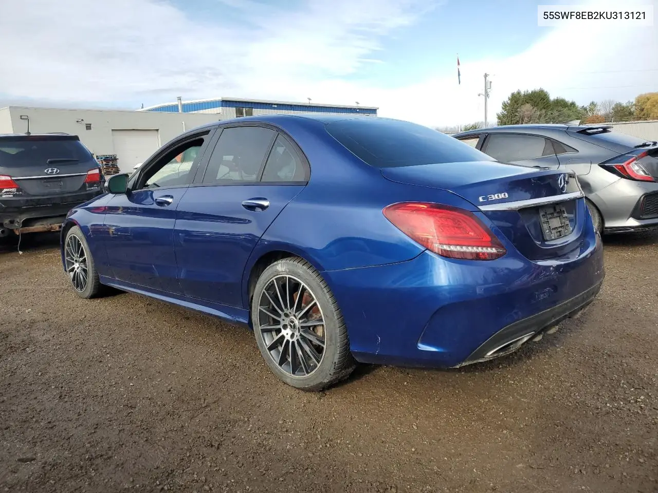 55SWF8EB2KU313121 2019 Mercedes-Benz C 300 4Matic