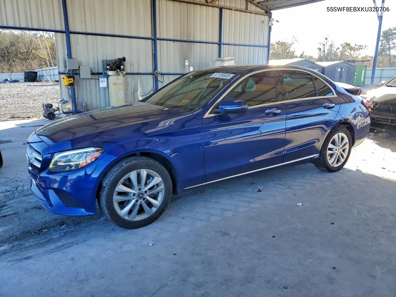 55SWF8EBXKU320706 2019 Mercedes-Benz C 300 4Matic