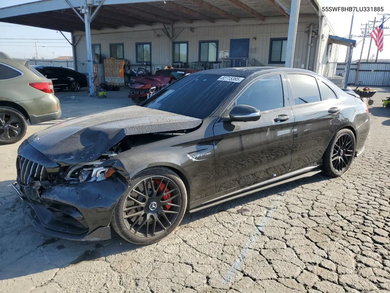 55SWF8HB7LU331885 2020 Mercedes-Benz C 63 Amg-S