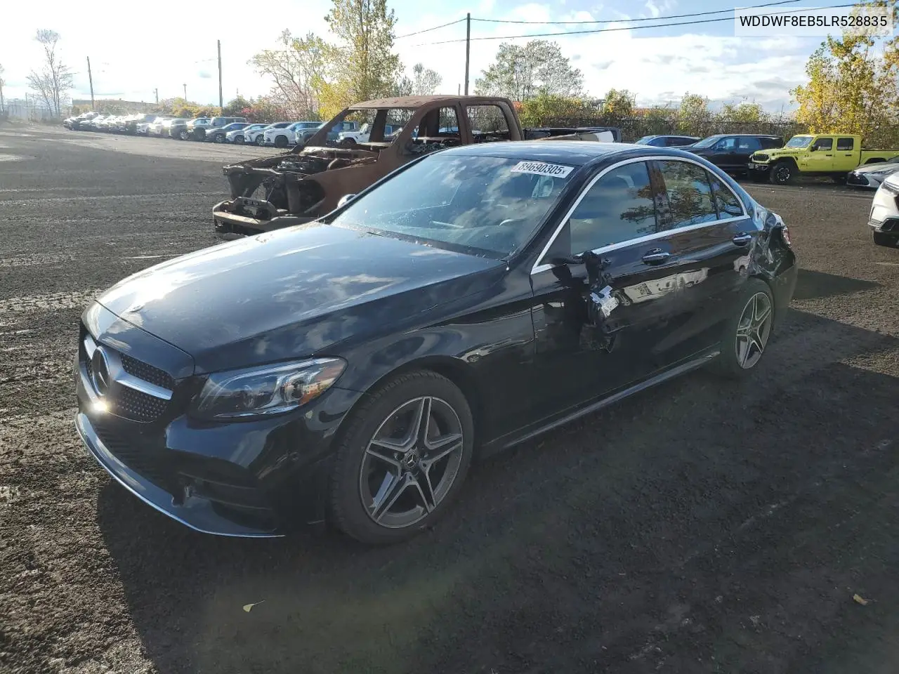 WDDWF8EB5LR528835 2020 Mercedes-Benz C 300 4Matic