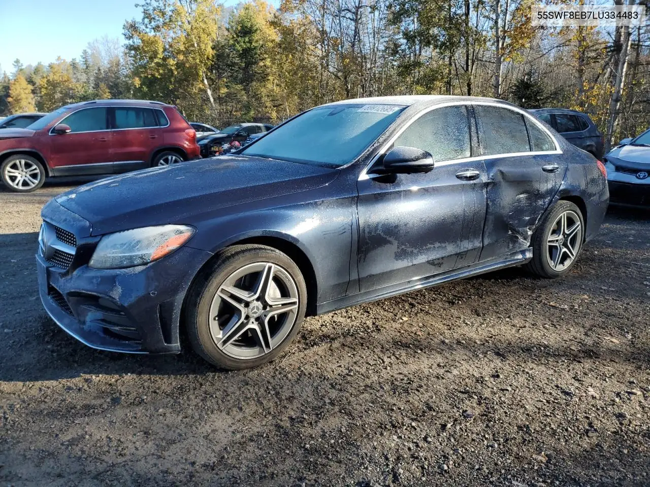 55SWF8EB7LU334483 2020 Mercedes-Benz C 300 4Matic