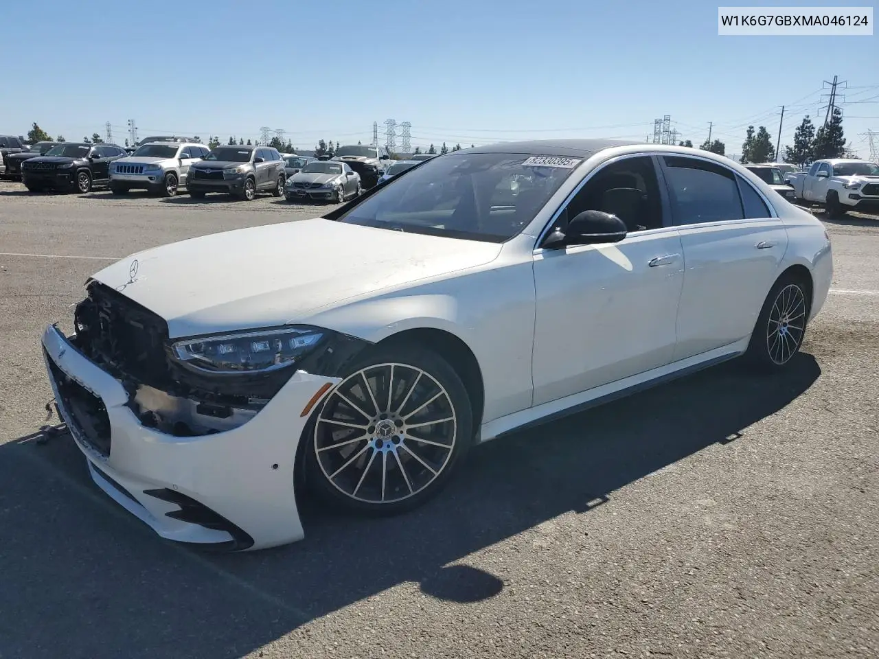 W1K6G7GBXMA046124 2021 Mercedes-Benz S 580 4Matic
