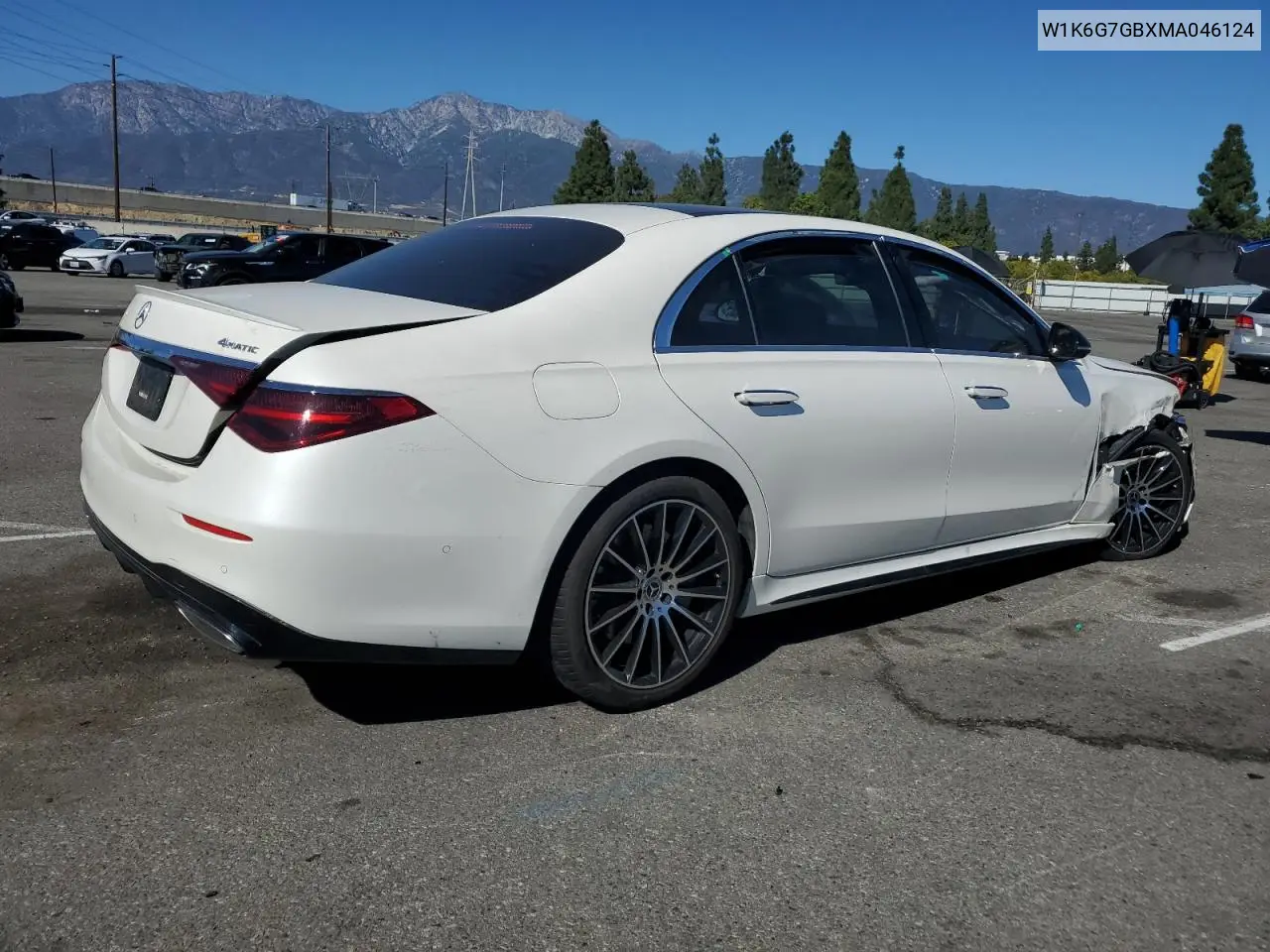 W1K6G7GBXMA046124 2021 Mercedes-Benz S 580 4Matic