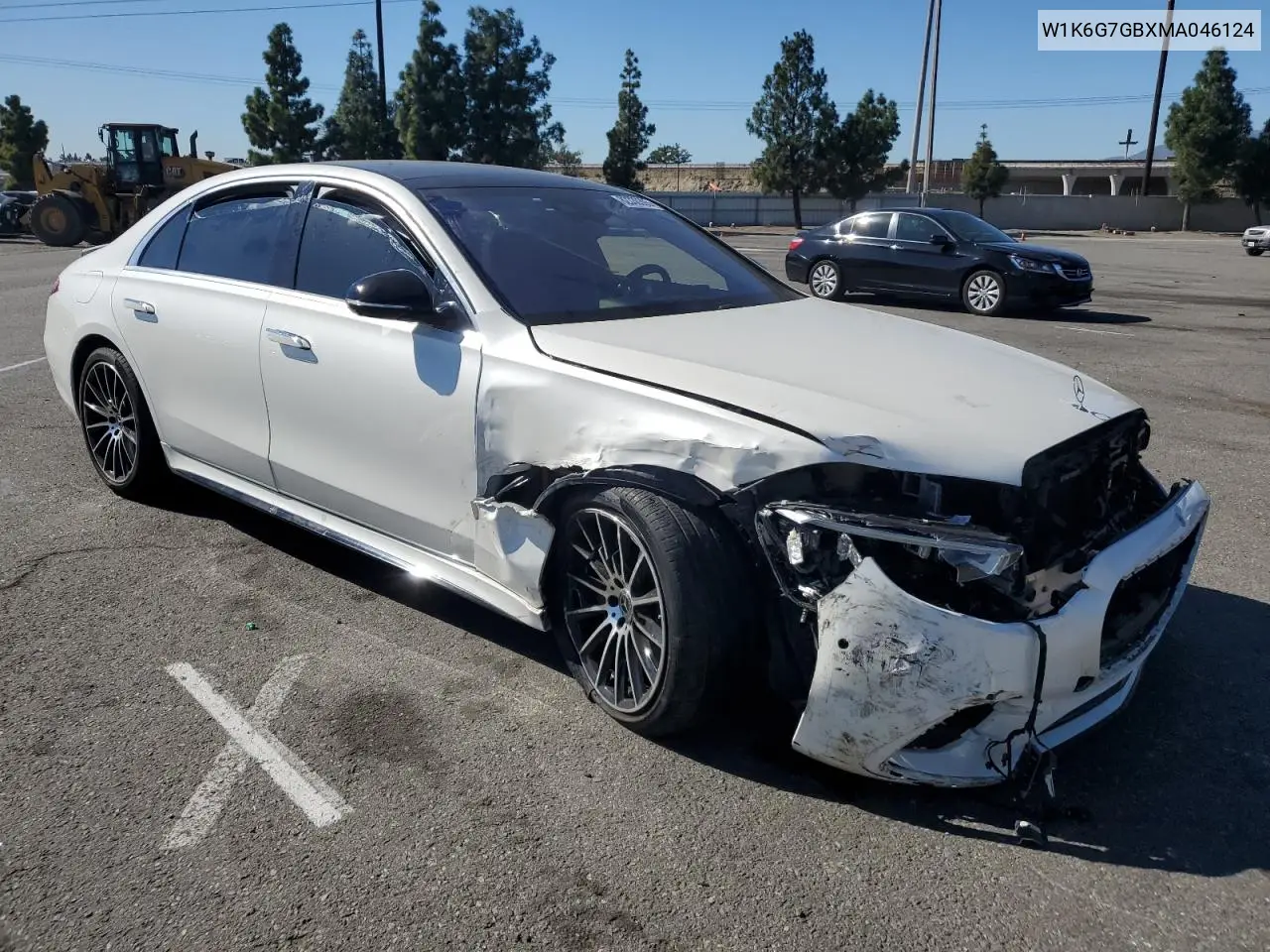W1K6G7GBXMA046124 2021 Mercedes-Benz S 580 4Matic