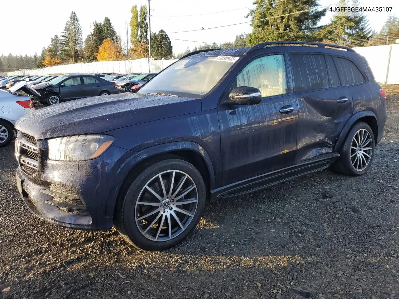 4JGFF8GE4MA435107 2021 Mercedes-Benz Gls 580 4Matic