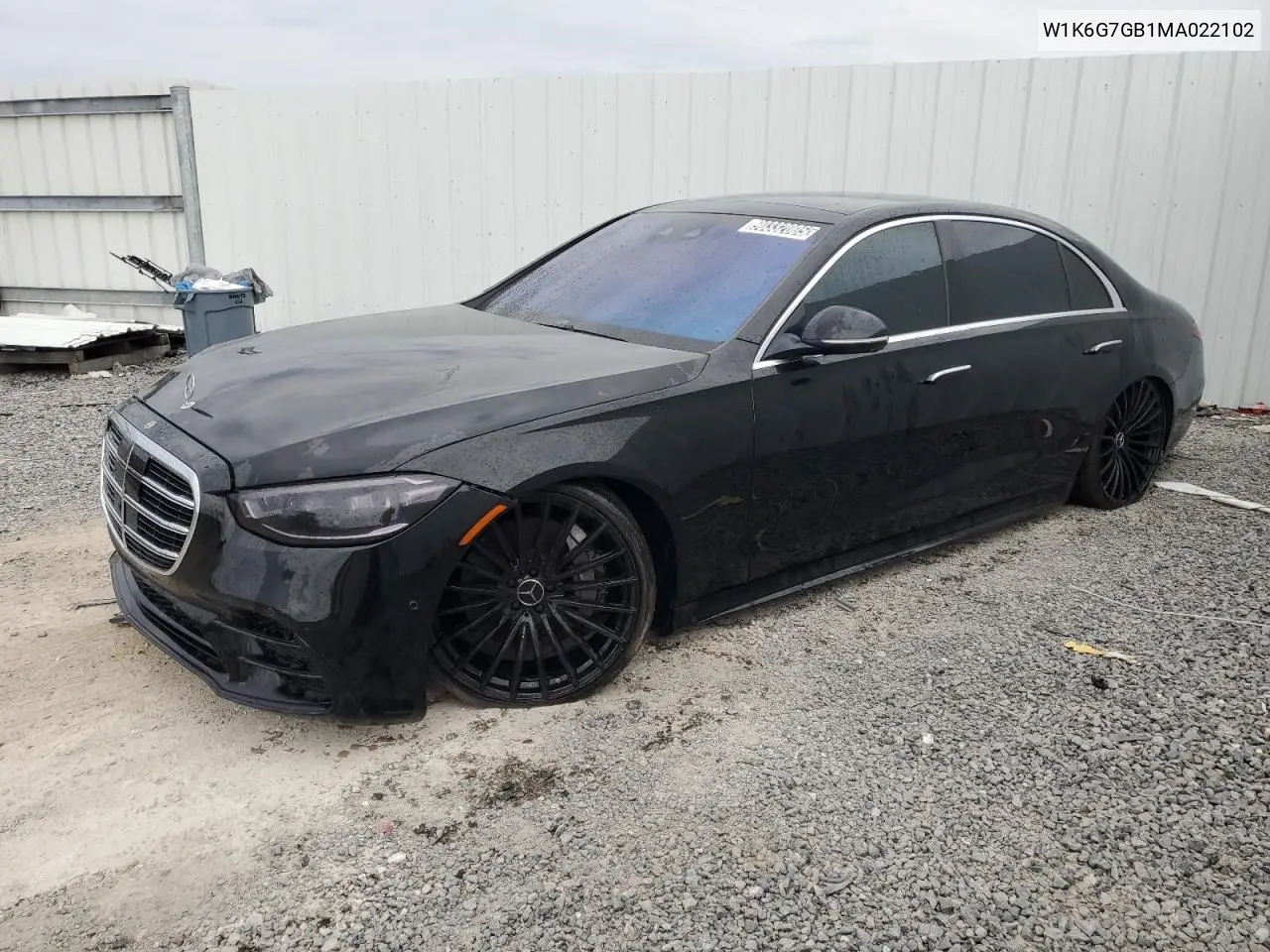 W1K6G7GB1MA022102 2021 Mercedes-Benz S 580 4Matic
