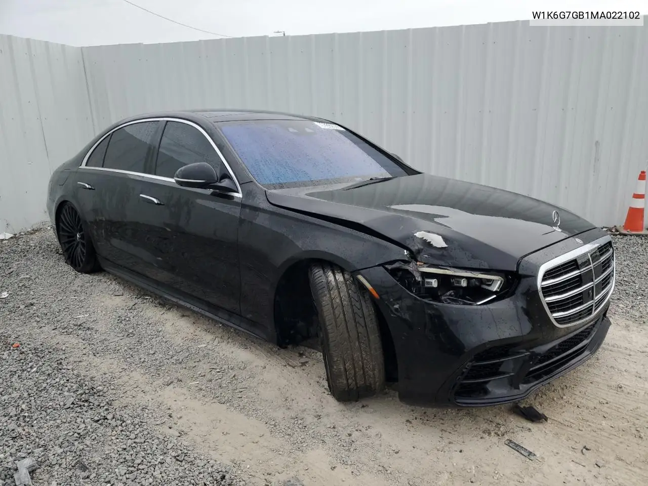 W1K6G7GB1MA022102 2021 Mercedes-Benz S 580 4Matic