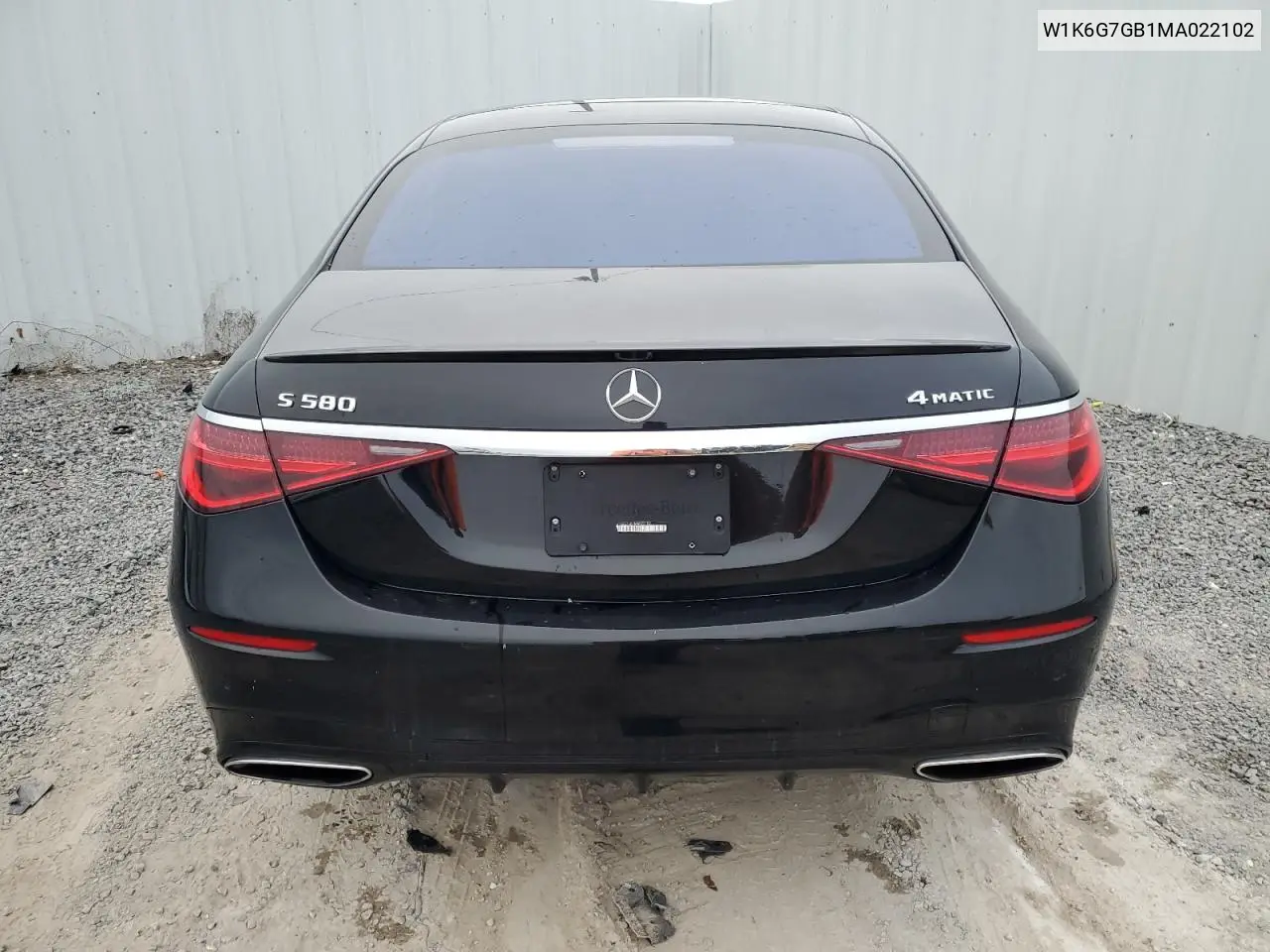 W1K6G7GB1MA022102 2021 Mercedes-Benz S 580 4Matic