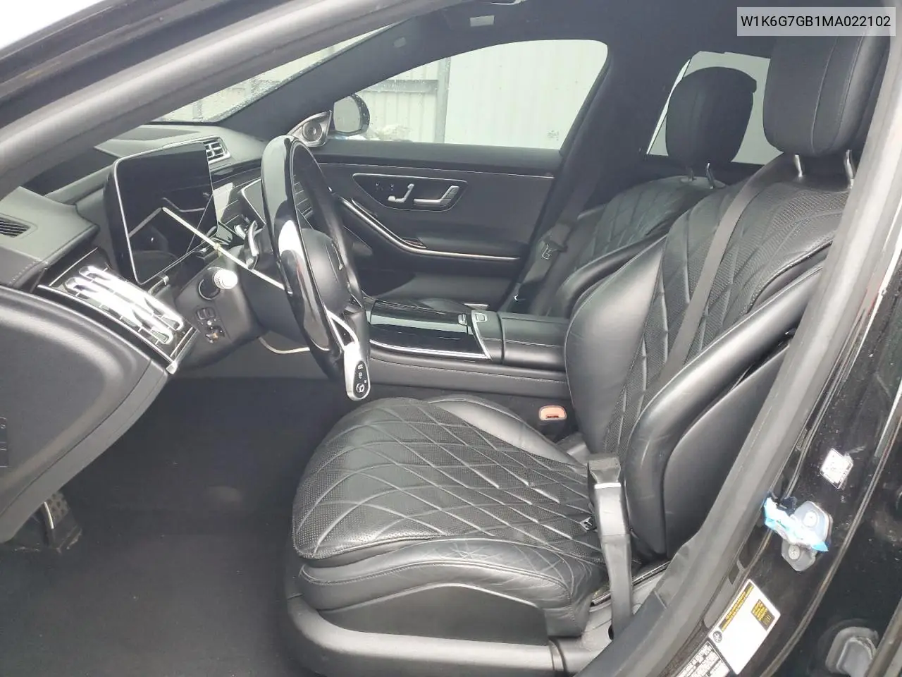 W1K6G7GB1MA022102 2021 Mercedes-Benz S 580 4Matic