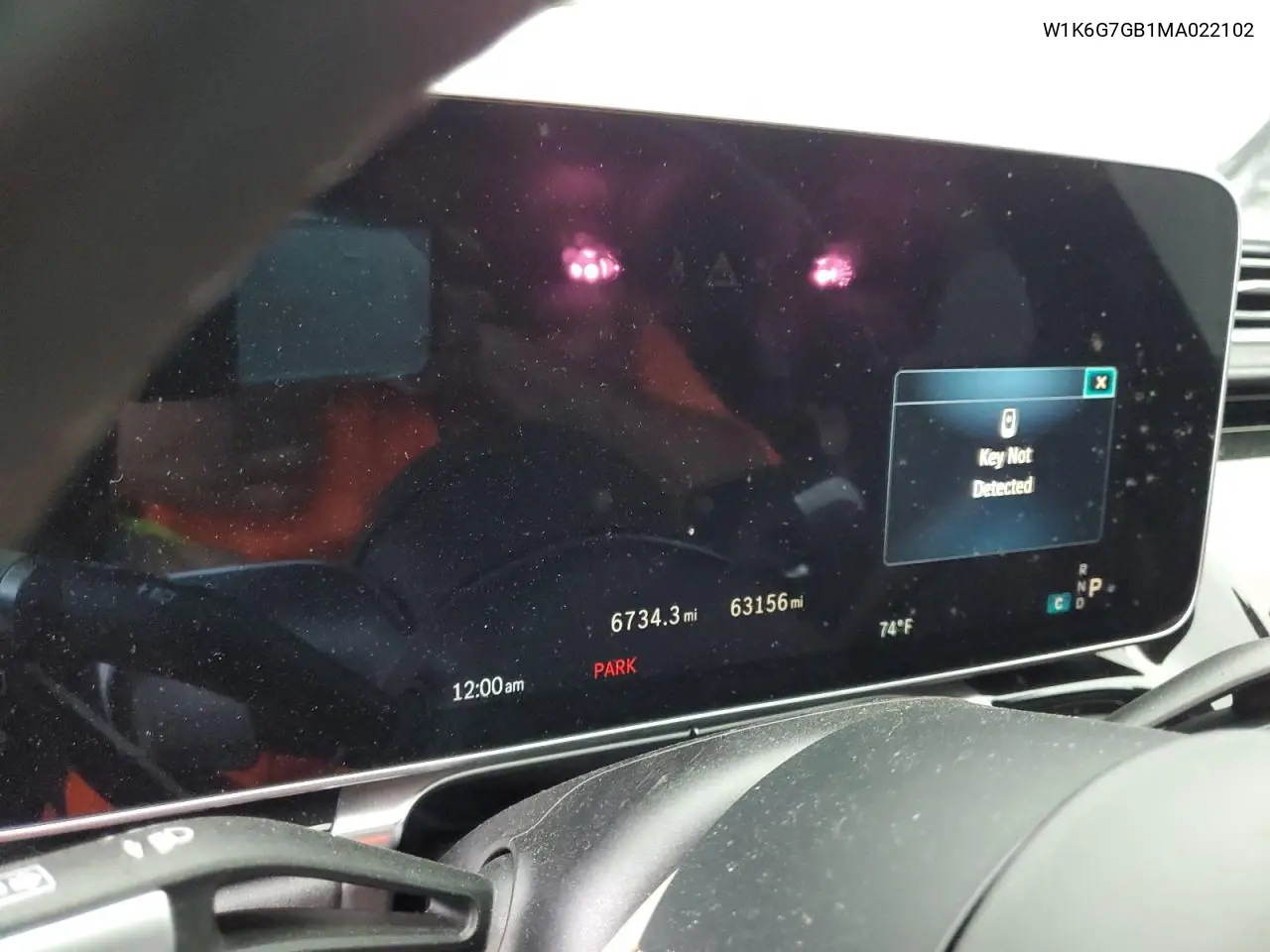 W1K6G7GB1MA022102 2021 Mercedes-Benz S 580 4Matic