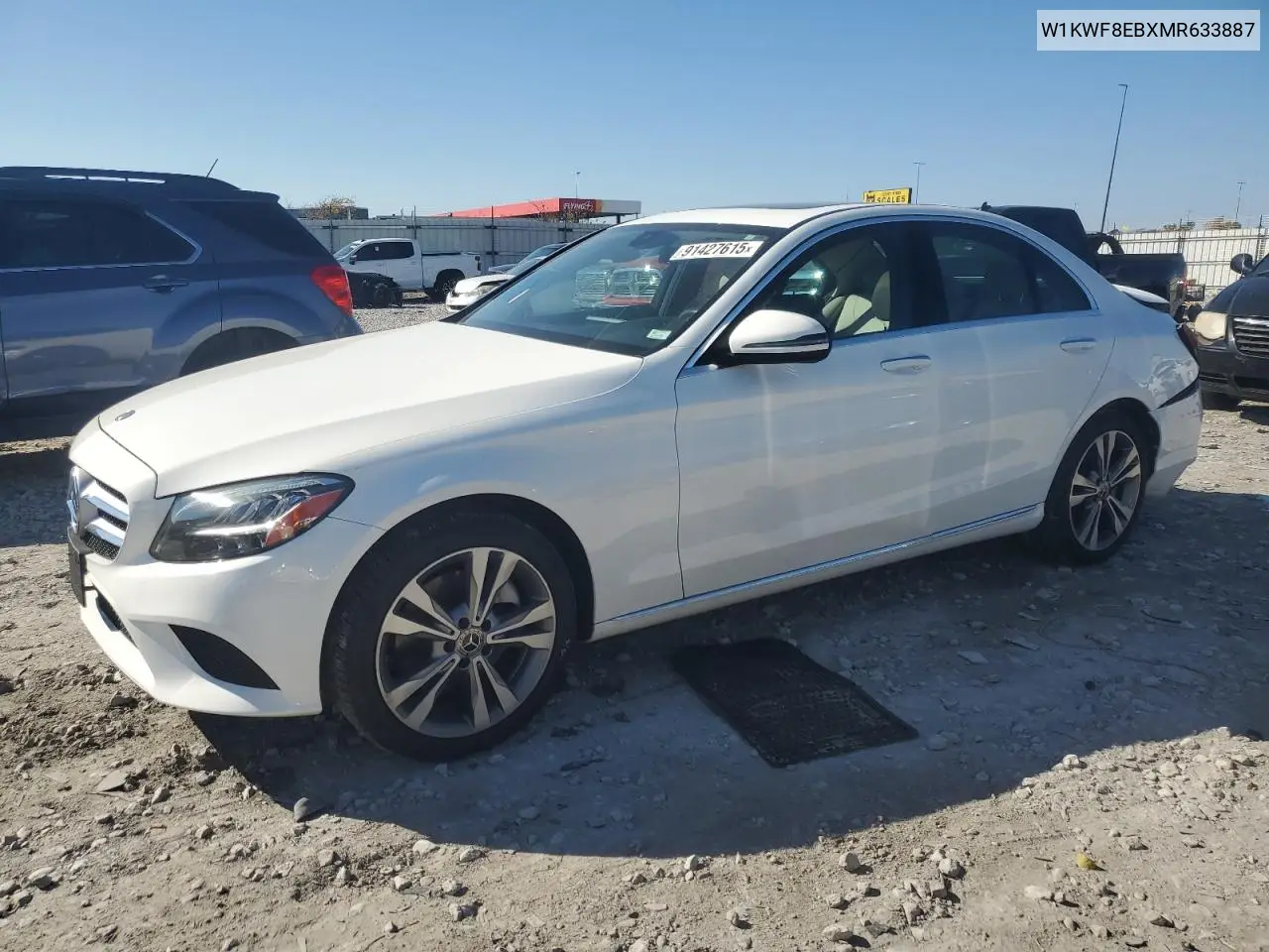 W1KWF8EBXMR633887 2021 Mercedes-Benz C 300 4Matic