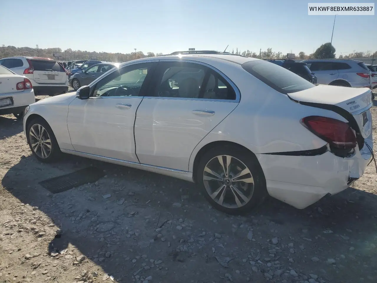 W1KWF8EBXMR633887 2021 Mercedes-Benz C 300 4Matic