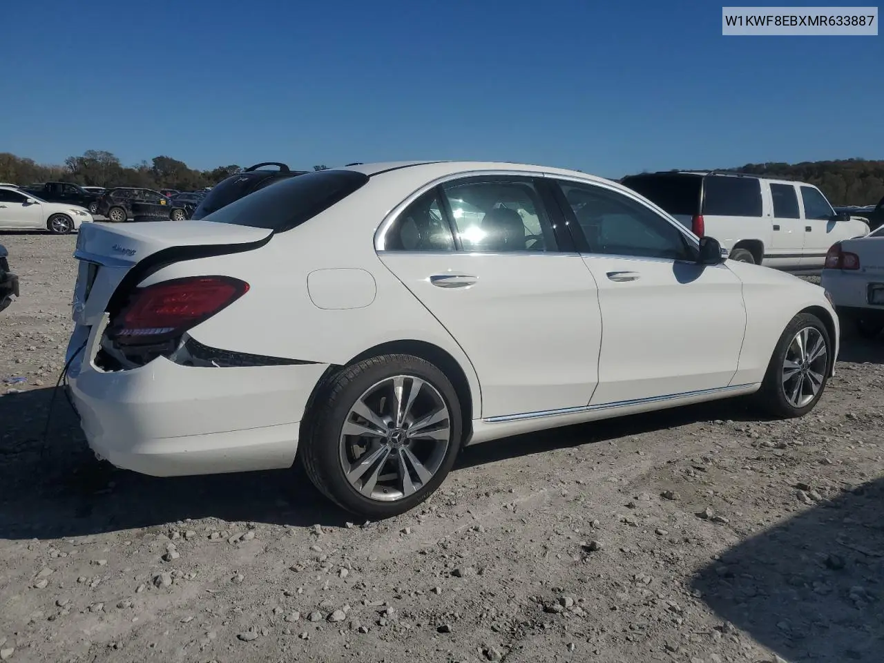 W1KWF8EBXMR633887 2021 Mercedes-Benz C 300 4Matic