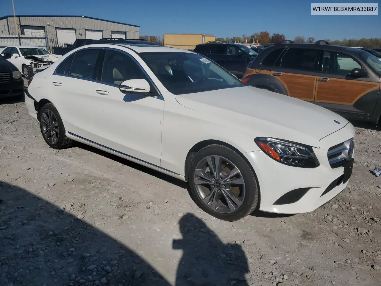 W1KWF8EBXMR633887 2021 Mercedes-Benz C 300 4Matic