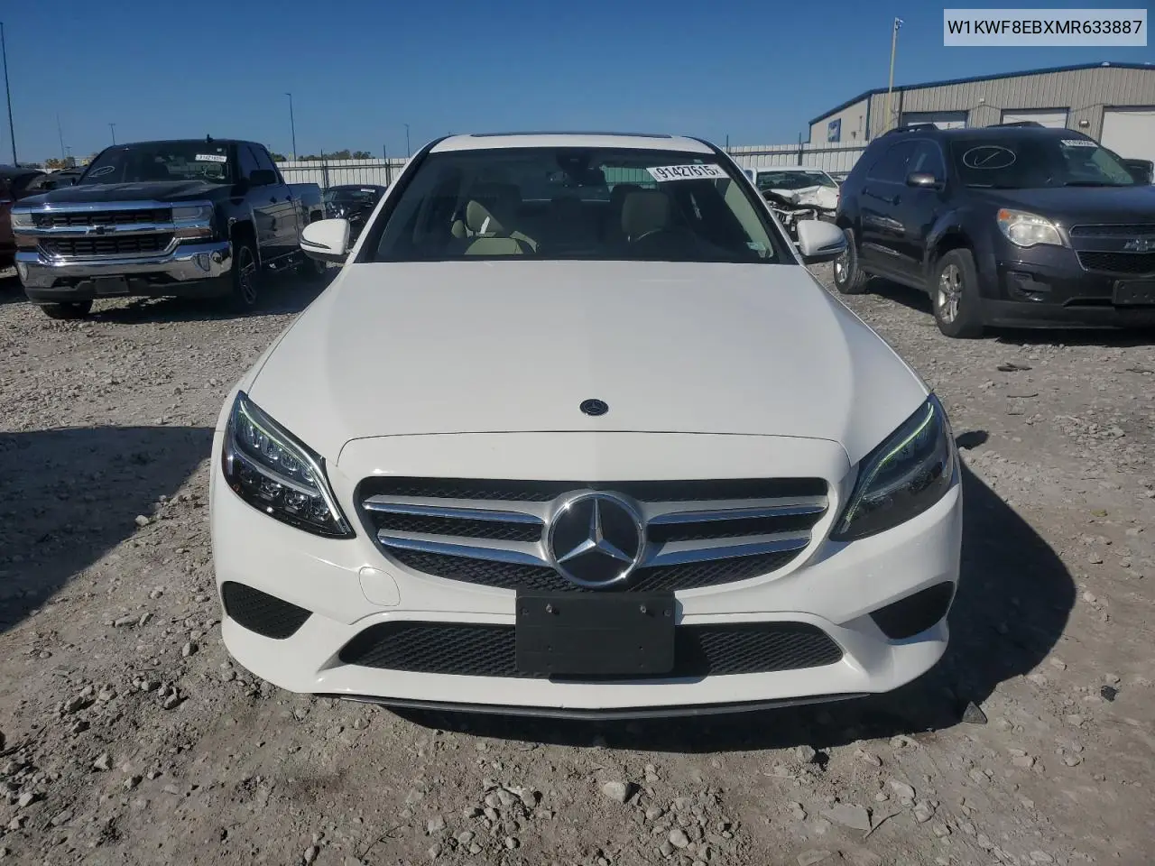 W1KWF8EBXMR633887 2021 Mercedes-Benz C 300 4Matic