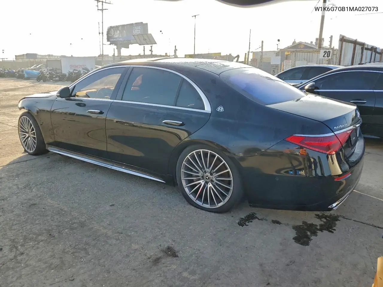 W1K6G7GB1MA027073 2021 Mercedes-Benz S 580 4Matic