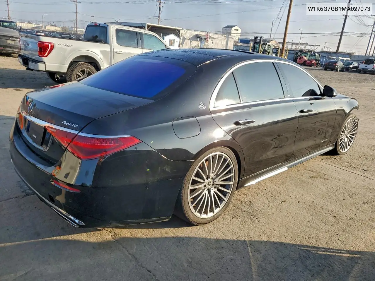 W1K6G7GB1MA027073 2021 Mercedes-Benz S 580 4Matic