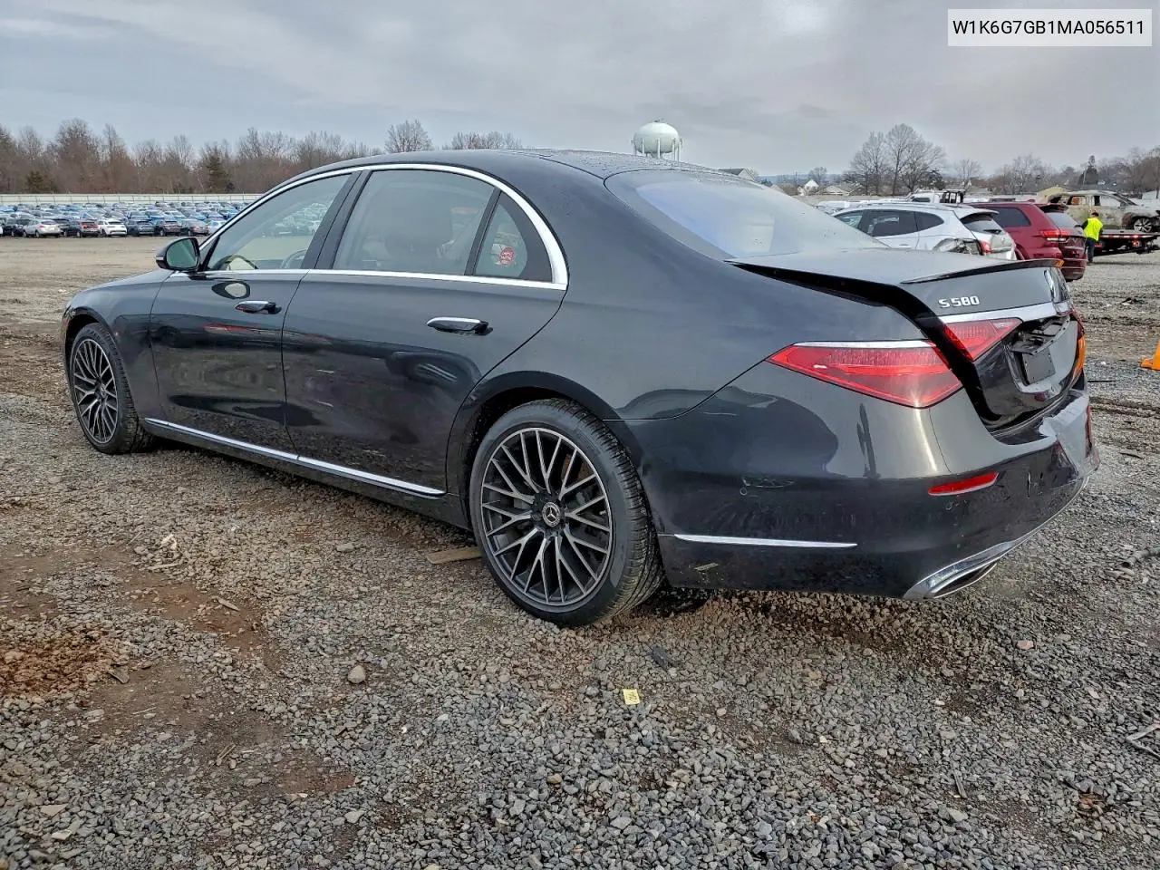 W1K6G7GB1MA056511 2021 Mercedes-Benz S 580 4Matic