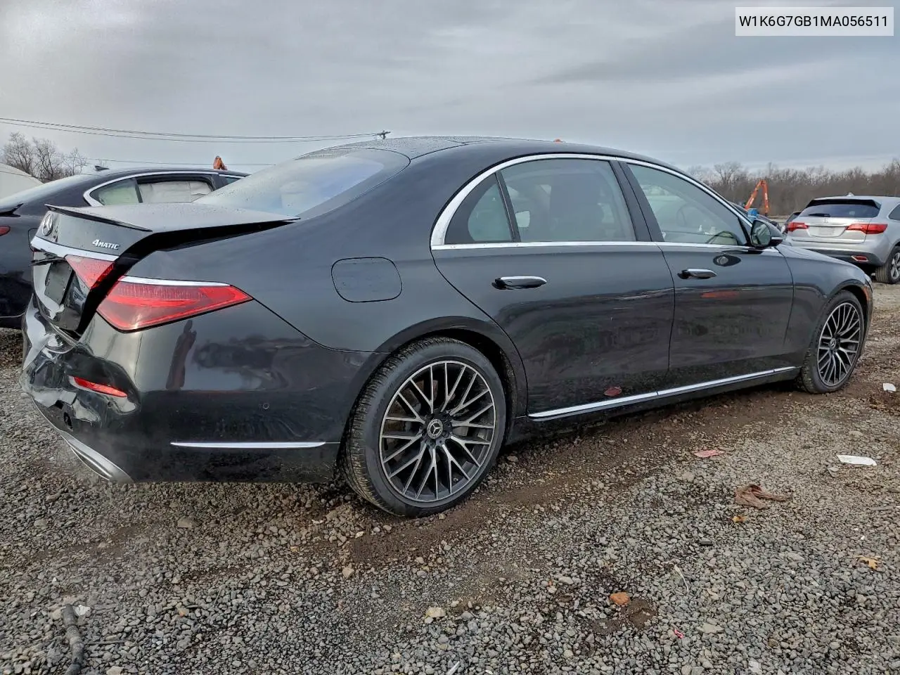 W1K6G7GB1MA056511 2021 Mercedes-Benz S 580 4Matic