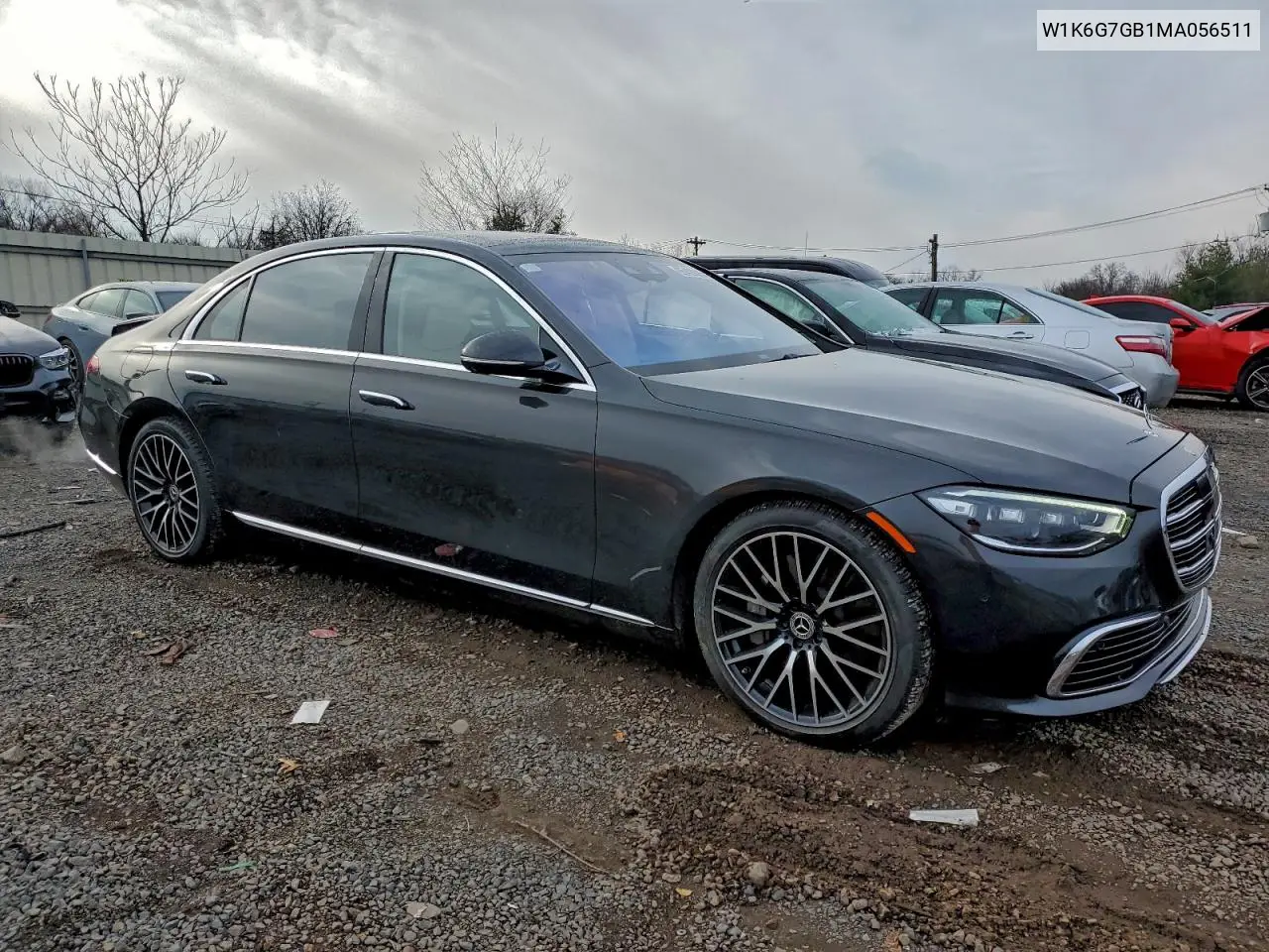 W1K6G7GB1MA056511 2021 Mercedes-Benz S 580 4Matic