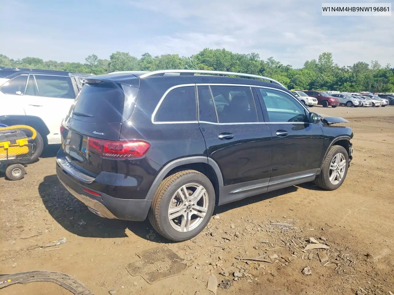 2022 Mercedes-Benz Glb 250 4Matic VIN: W1N4M4HB9NW196861 Lot: 56033196