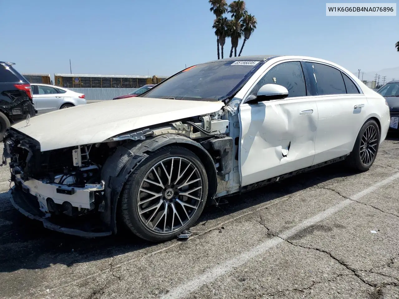 W1K6G6DB4NA076896 2022 Mercedes-Benz S 500 4Matic