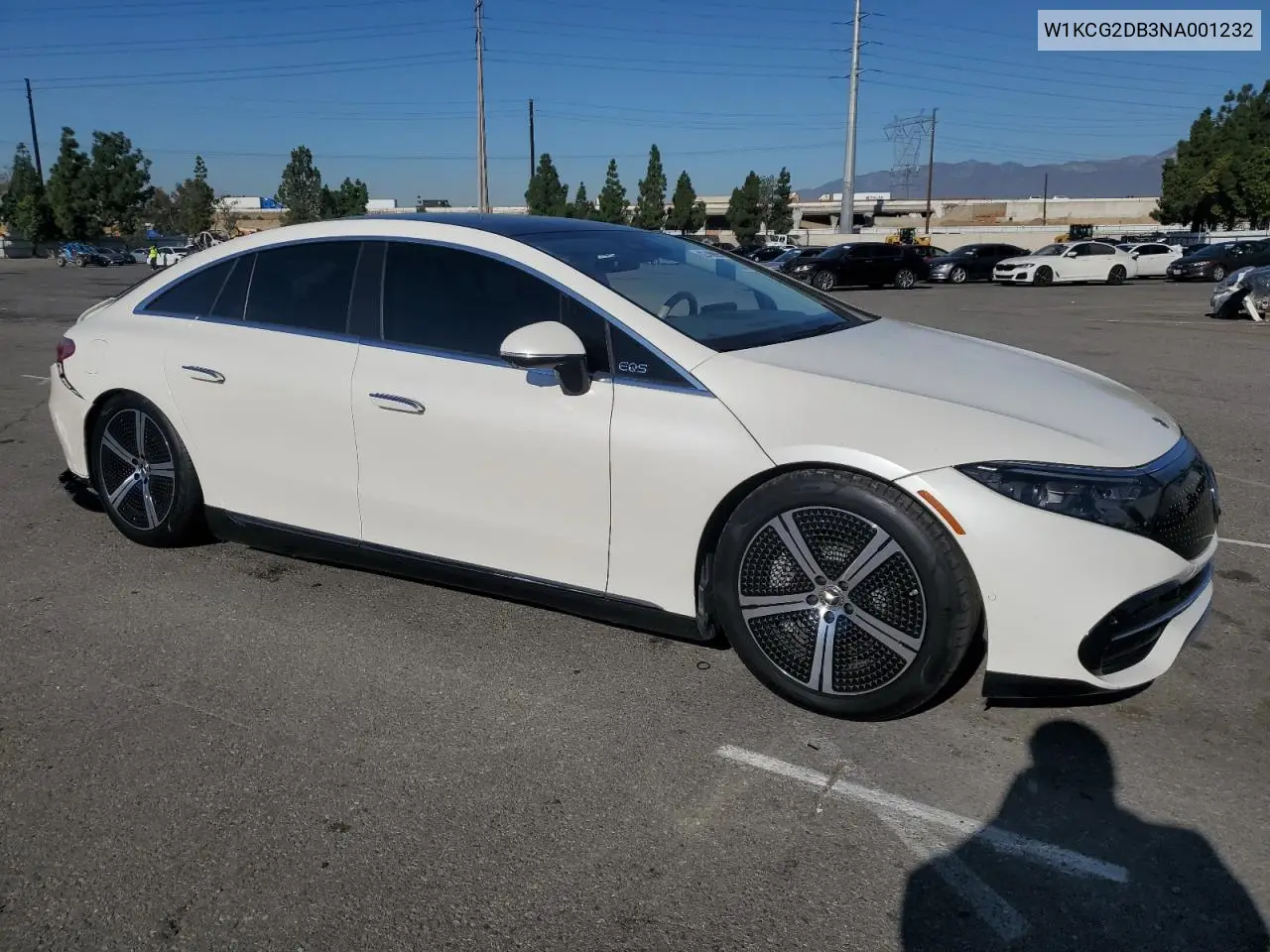 W1KCG2DB3NA001232 2022 Mercedes-Benz Eqs Sedan 450+