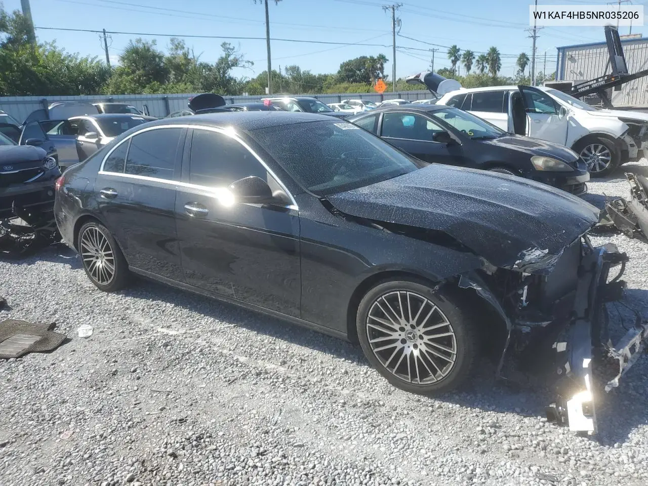 W1KAF4HB5NR035206 2022 Mercedes-Benz C 300 4Matic