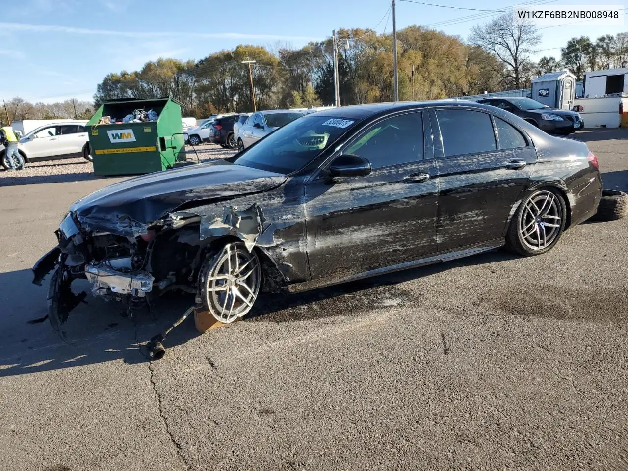 W1KZF6BB2NB008948 2022 Mercedes-Benz E Amg 53 4Matic